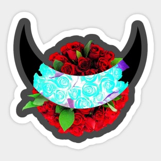 INVERT MOON ROSE Sticker